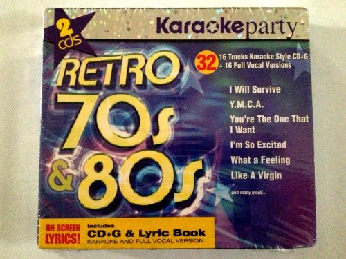 Karaoke Party – Retro 70's & 80's (32 tracks/) (2-disc CD, EN)