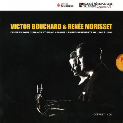 Victor Bouchard & Renée Morisset – Œuvres Pour 2 Piano Et Piano (11-disc CD, VF)