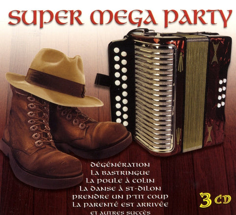 Party des Fêtes – Mega Super Party Des Fêtes (3-disc CD, VF) — cover