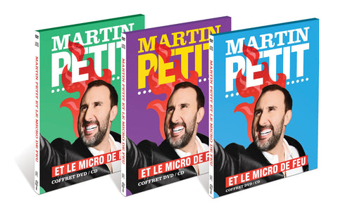 Martin Petit – Et Le Micro De Feu (3-disc CD + DVD, VF) — cover