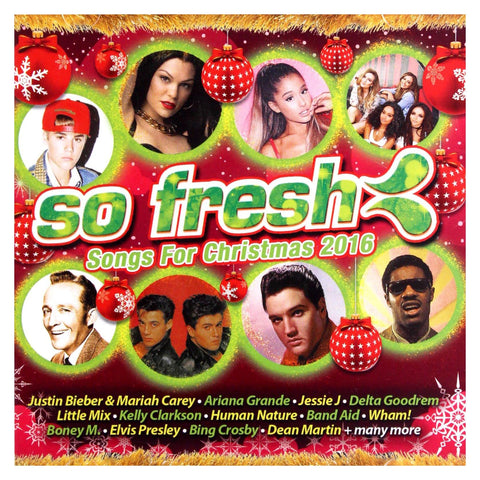 So Fresh – 40 Songs For Christmas 2016 (Various Artists 2cd) (2-disc CD, EN)