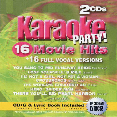 Karaoke Party – Movie Hits (16 tracks/2cd) (2-disc CD, EN) — cover
