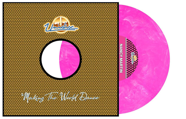 Nancy Martin - Can't Believe  (3 Mixes Florescent Pink With White Swirl Vinyl)
