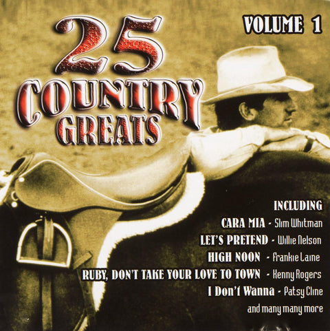 25 Country Greats – Various Artists Volume 1 (CD, EN) — cover