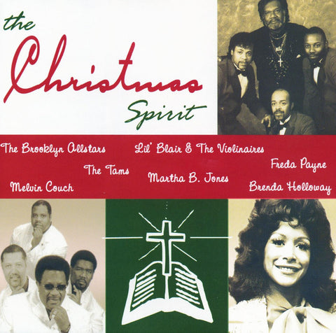 Christmas Spirit – Holiday Gospel Treasures (Various Artists) (CD, EN) — cover