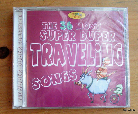 Super Duper Traveling Songs – 36 Songs (CD, EN) — cover