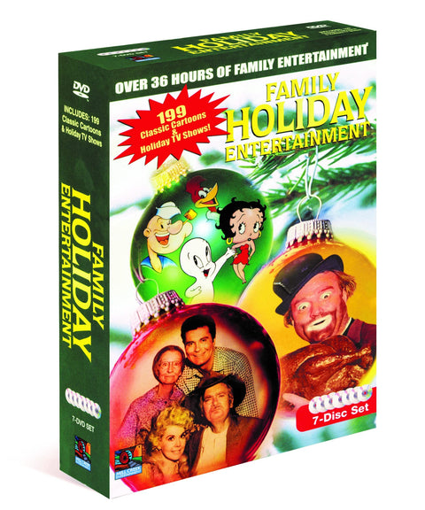 Family Holiday Entertainment – 199 Cartoon Classics Vol.1&2 (7dvd) (MC-8563) (7-disc DVD, EN) — cover