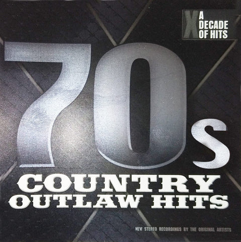 70'S Country Outlaw Hits – Various Artists (CD, EN) — cover