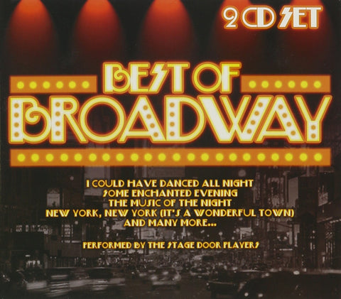 Best of Braodway – Performed By The Stage Door Players (2-disc CD, EN) — cover