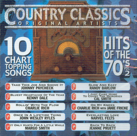 Country Classics – Hits Of The 70's Volume 2 (CD, EN) — cover
