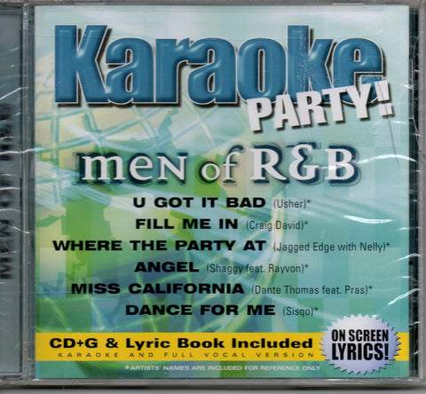 Karaoke Party – Men Of R&B (12 tracks) (CD, EN) — cover