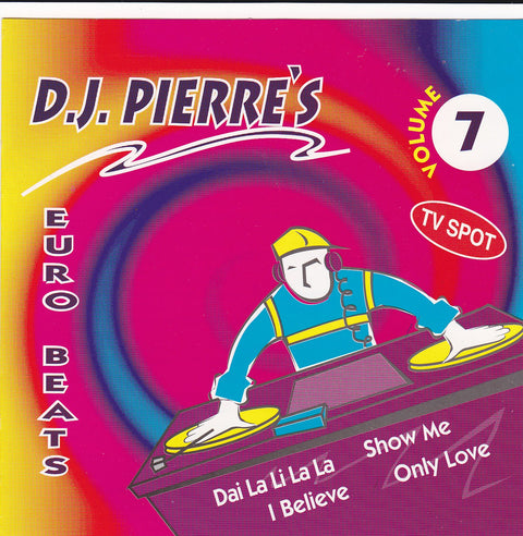 D.J. Pierre – Euro Beat Volume 7 (CD, EN) — cover