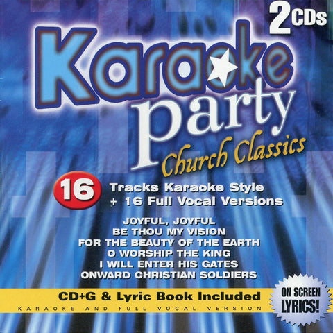 Karaoke Party – Church Classics (16 tracks/2cd) (2-disc CD, EN) — cover