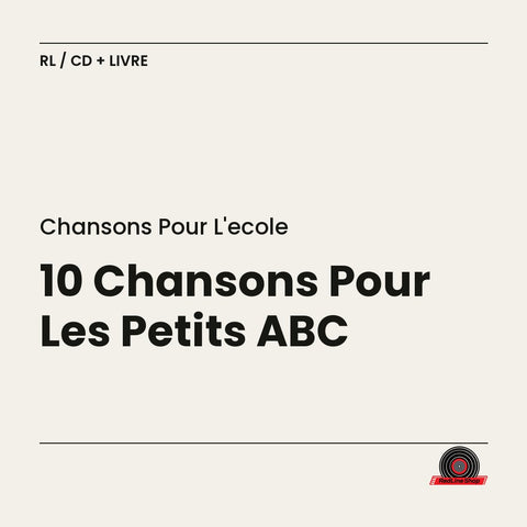 Chansons pour L'Ecole – 10 Chansons Pour Les Petits ABC (CD + livre, EN)