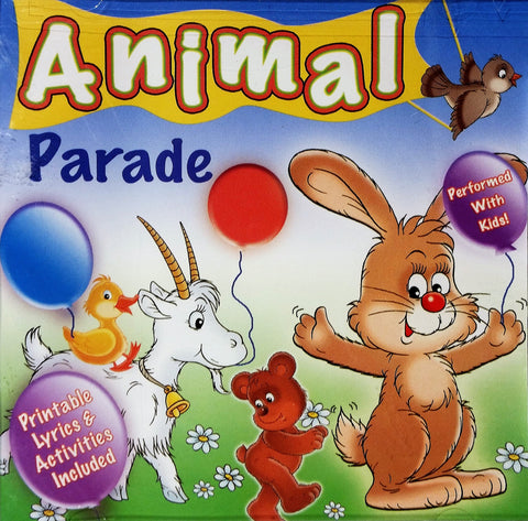 Animal Parade – 15 Songs With Printable Activities Included (CD, EN) — cover