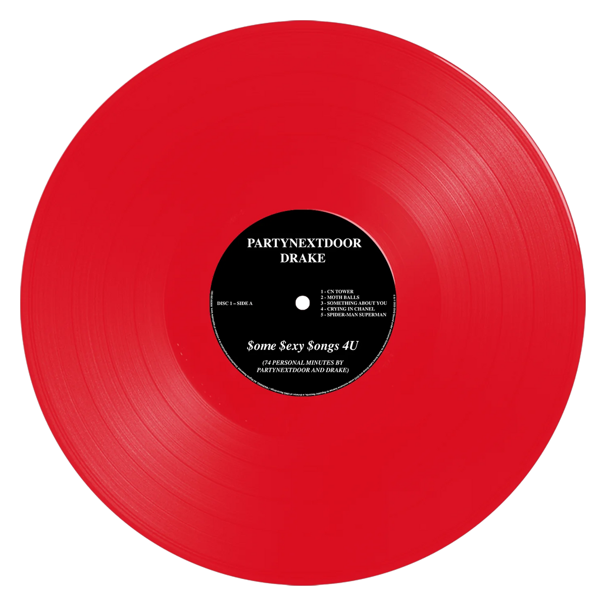 Drake & PARTYNEXTDOOR – $ome $exy $ongs 4 U (Opaque Red Vinyl)
